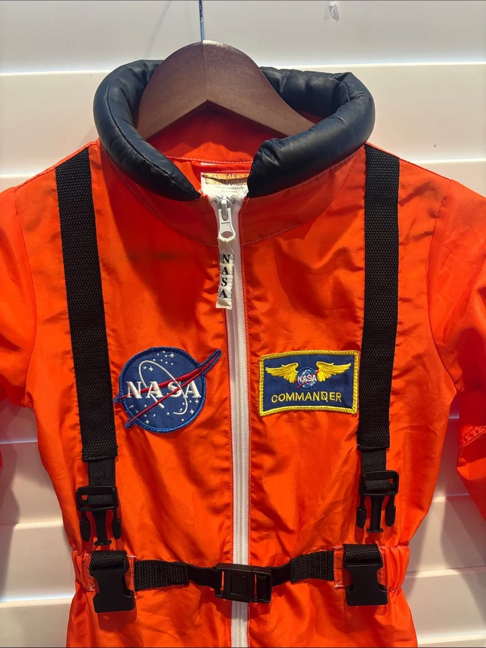 NASA Kids Orange Astronaut Costume Size 4-6